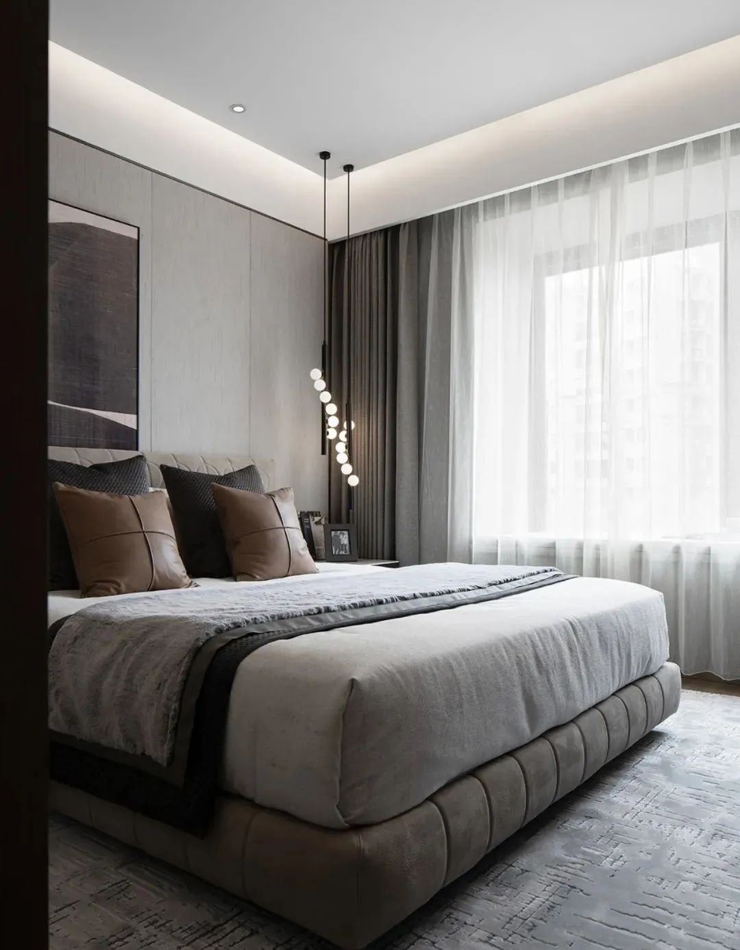 現(xiàn)代簡約風格室內(nèi)設計家裝案例-臥室 現(xiàn)代簡約風格室內(nèi)設計家裝案例-臥室