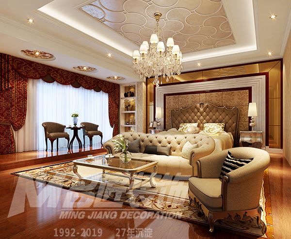 佛山市碧桂園·鳳凰灣歐式風(fēng)格四居室裝修案例