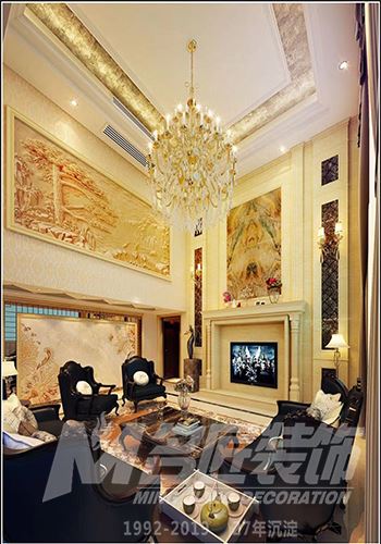 佛山市招商城市主場歐式風(fēng)格三居室裝修案例