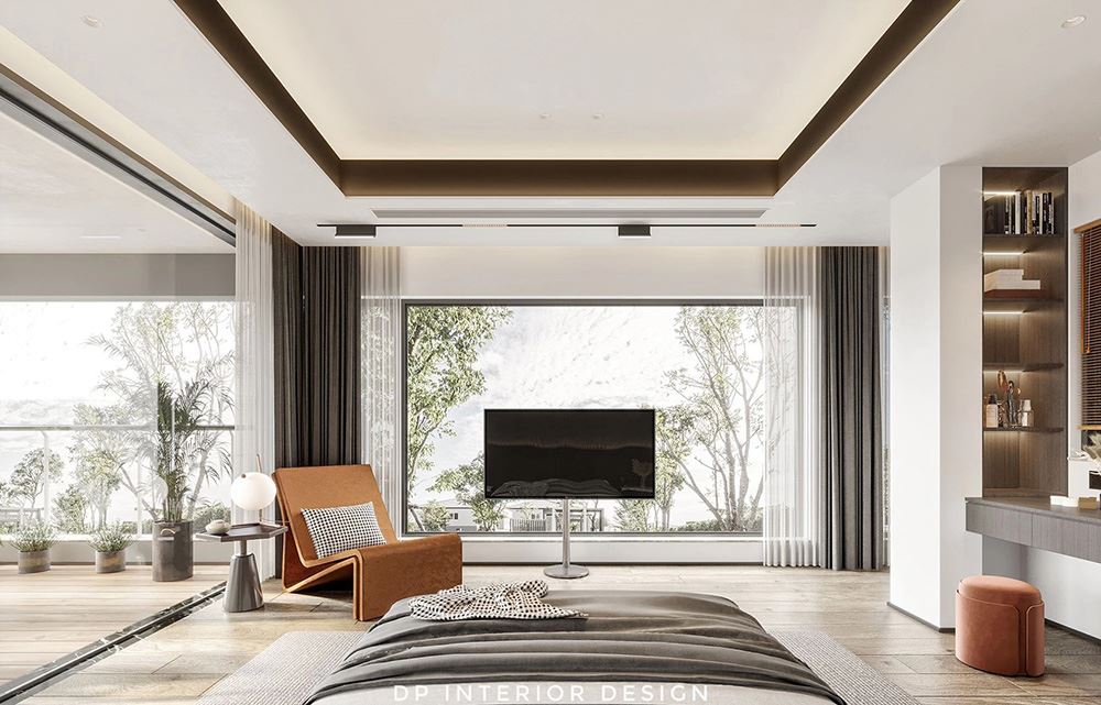 佛山市朝安金茂悅輕奢風(fēng)格別墅裝修案例