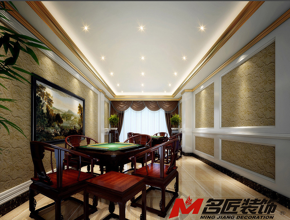 歐式風(fēng)格別墅裝修效果圖-金地九瓏璧別墅277平米-別墅裝修設(shè)計(jì)娛樂(lè)室 歐式風(fēng)格別墅裝修效果圖-金地九瓏璧別墅277平米-別墅裝修設(shè)計(jì)娛樂(lè)室
