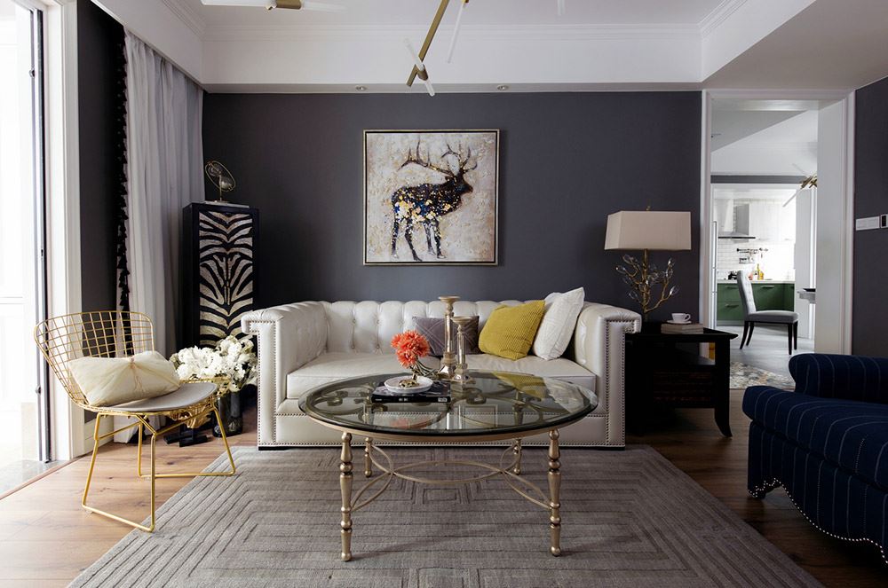 昭通市濱河小區(qū)歐式風(fēng)格三居室裝修案例