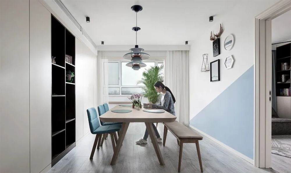 廣州市星河灣半島北歐風(fēng)格三居室裝修案例