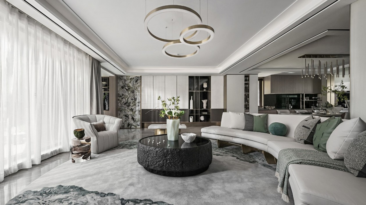 現(xiàn)代簡約風格室內(nèi)設計家裝案例-客廳 現(xiàn)代簡約風格室內(nèi)設計家裝案例-客廳