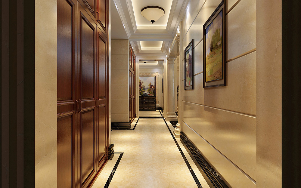 歐式風(fēng)格別墅裝修設(shè)計(jì)效果圖-龍光天瀛別墅430平米-別墅走廊裝修設(shè)計(jì) 歐式風(fēng)格別墅裝修設(shè)計(jì)效果圖-龍光天瀛別墅430平米-別墅走廊裝修設(shè)計(jì)