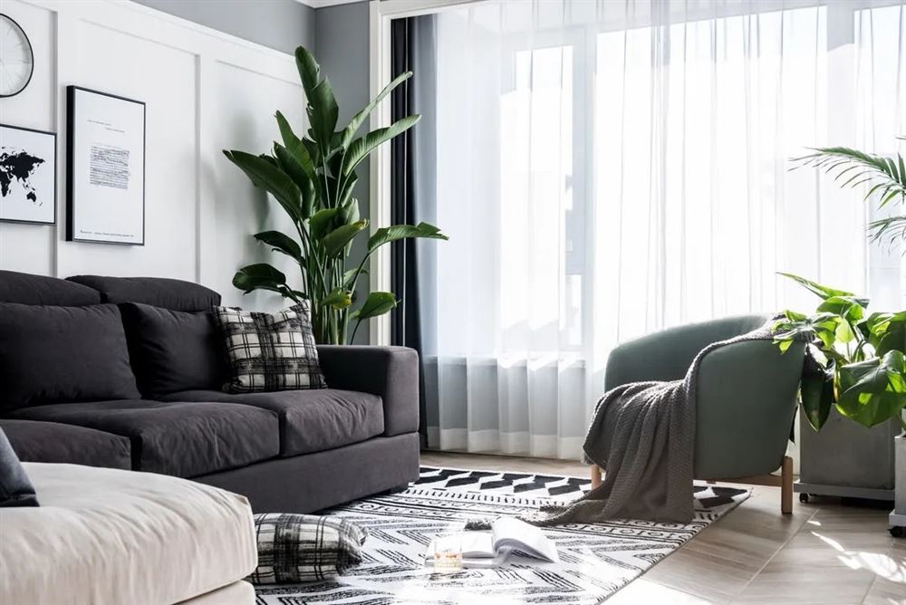 廣州市品秀星瀚北歐風格三居室裝修案例