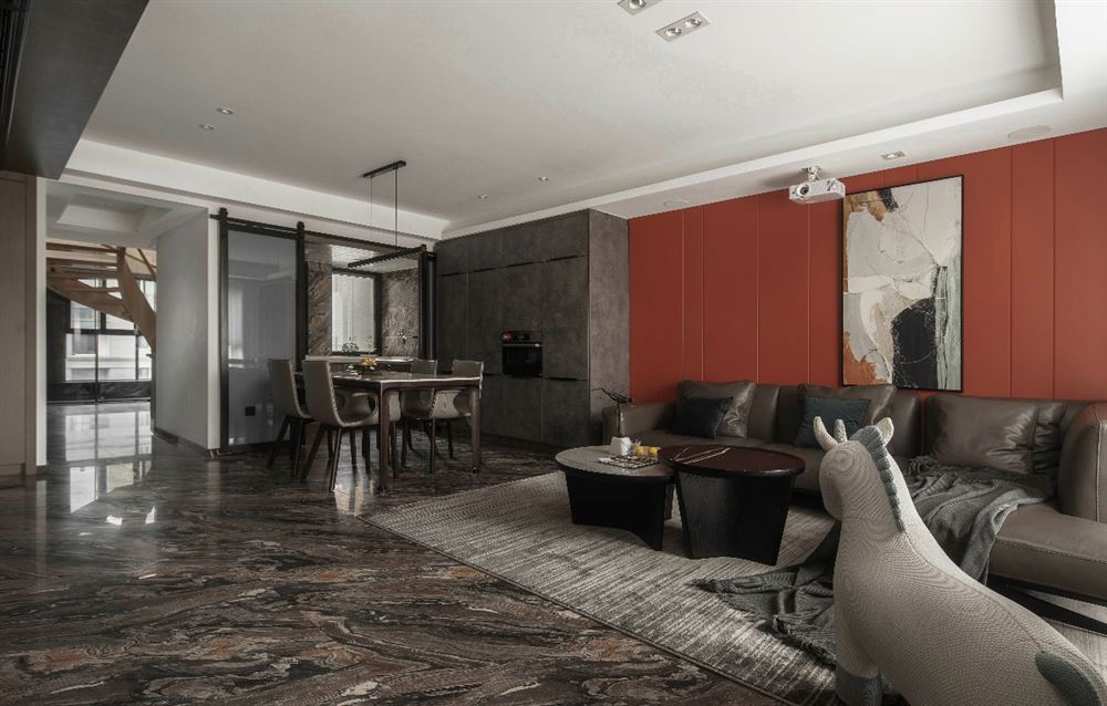 佛山市越秀閱湖臺現(xiàn)代簡約風(fēng)格三居室裝修案例