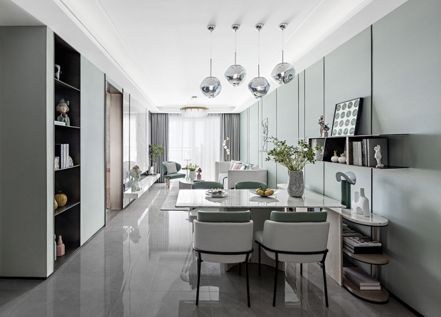 簡歐輕奢風(fēng)格室內(nèi)設(shè)計家裝案例-餐廳 簡歐輕奢風(fēng)格室內(nèi)設(shè)計家裝案例-餐廳