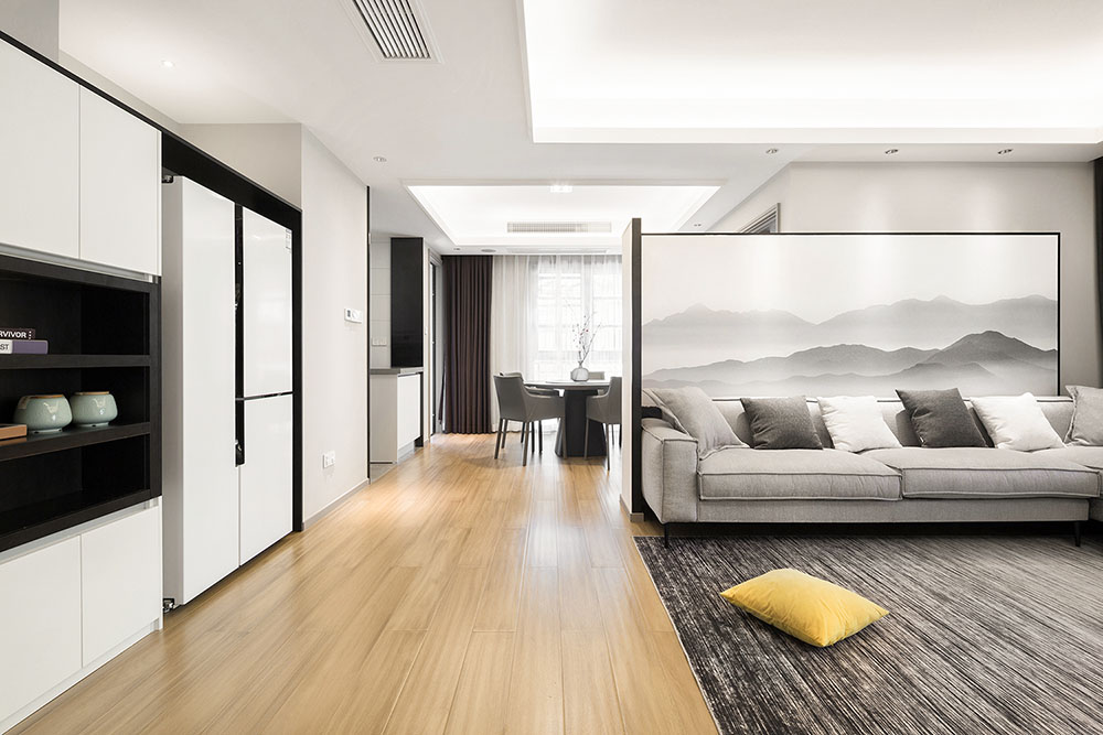 簡約中式風(fēng)格室內(nèi)家裝案例效果圖-走廊 簡約中式風(fēng)格室內(nèi)家裝案例效果圖-走廊