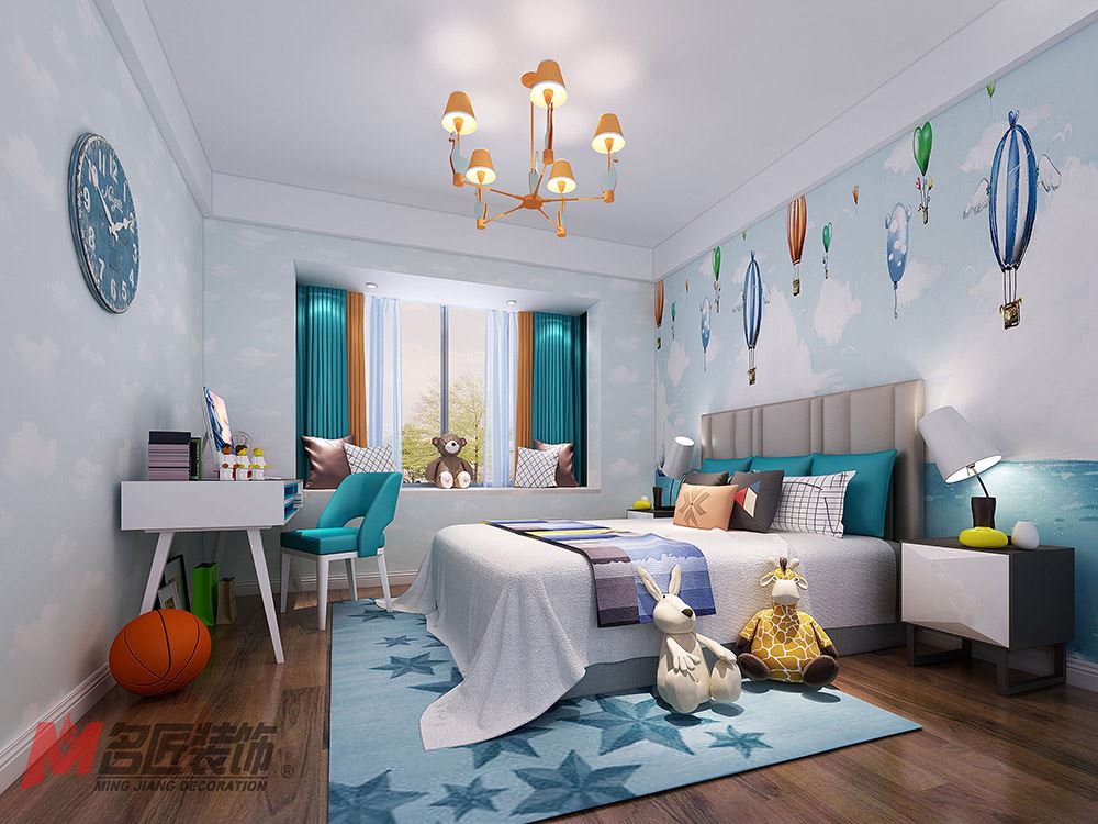 河源市碧桂園·東江鳳凰城現(xiàn)代簡約風格三居室裝修案例