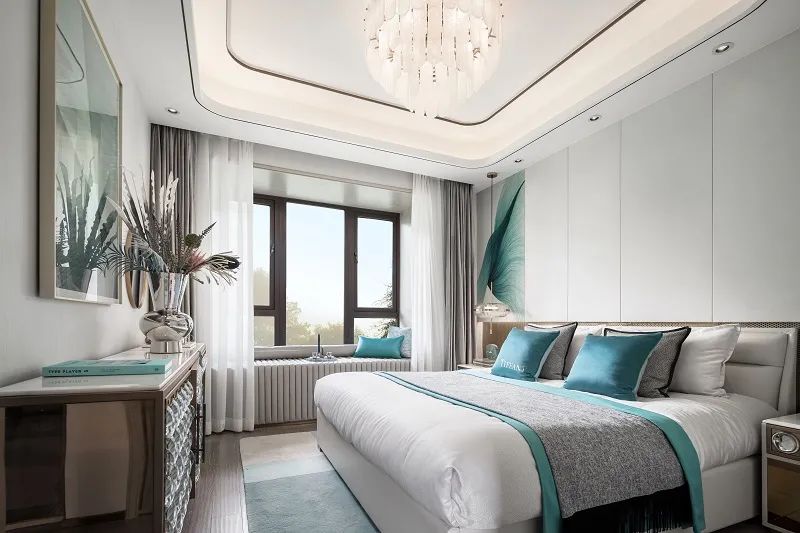 現(xiàn)代摩登風格室內(nèi)設計家裝案例-主臥 現(xiàn)代摩登風格室內(nèi)設計家裝案例-主臥