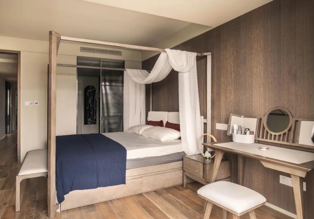 現(xiàn)代北歐風格室內(nèi)家裝案例效果圖-主臥