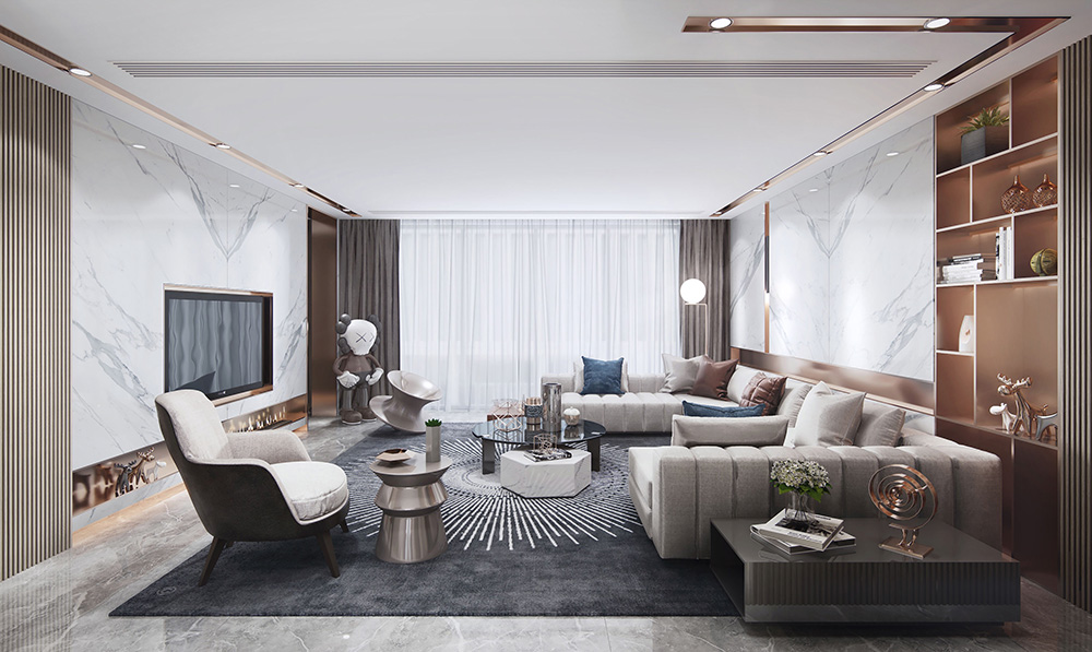 現(xiàn)代簡約風(fēng)格室內(nèi)裝修設(shè)計效果圖-客廳 現(xiàn)代簡約風(fēng)格室內(nèi)裝修設(shè)計效果圖-客廳