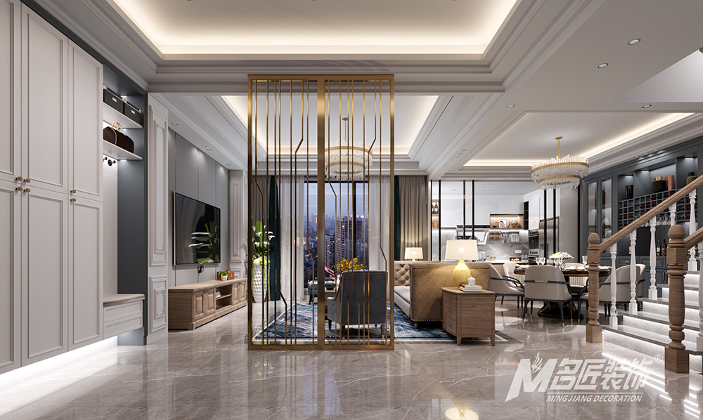 別墅裝修設(shè)計(jì)美式輕奢風(fēng)格-玄關(guān) 別墅裝修設(shè)計(jì)美式輕奢風(fēng)格-玄關(guān)