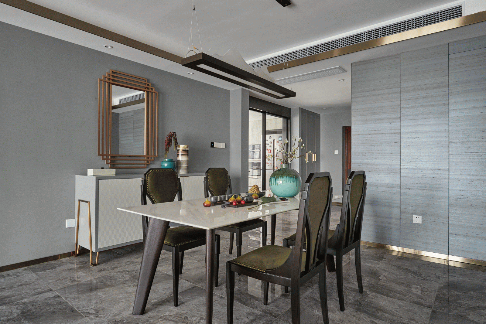 新中式風格家裝設(shè)計室內(nèi)裝修效果圖-餐廳 新中式風格家裝設(shè)計室內(nèi)裝修效果圖-餐廳