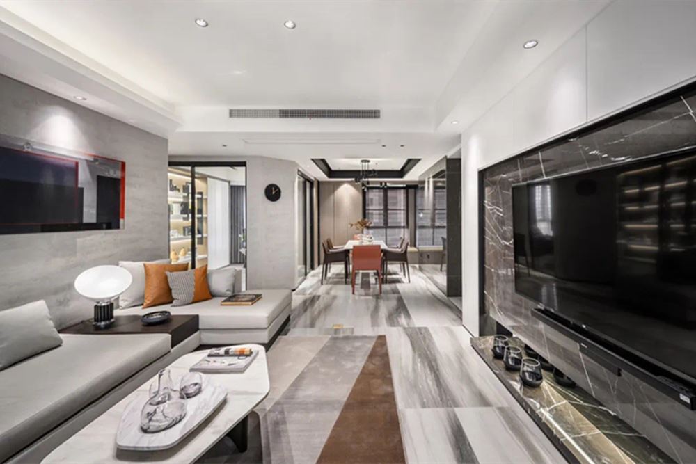 廣州市廟前西街小區(qū)現(xiàn)代簡約風格三居室裝修案例