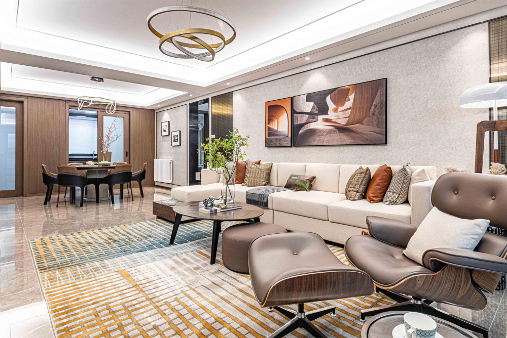 廣州市尚上名筑新中式風(fēng)格四居室裝修案例