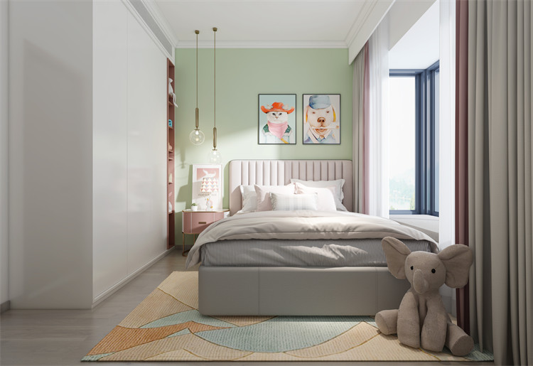 廣州市珠江帝景苑新中式風(fēng)格四居室裝修案例