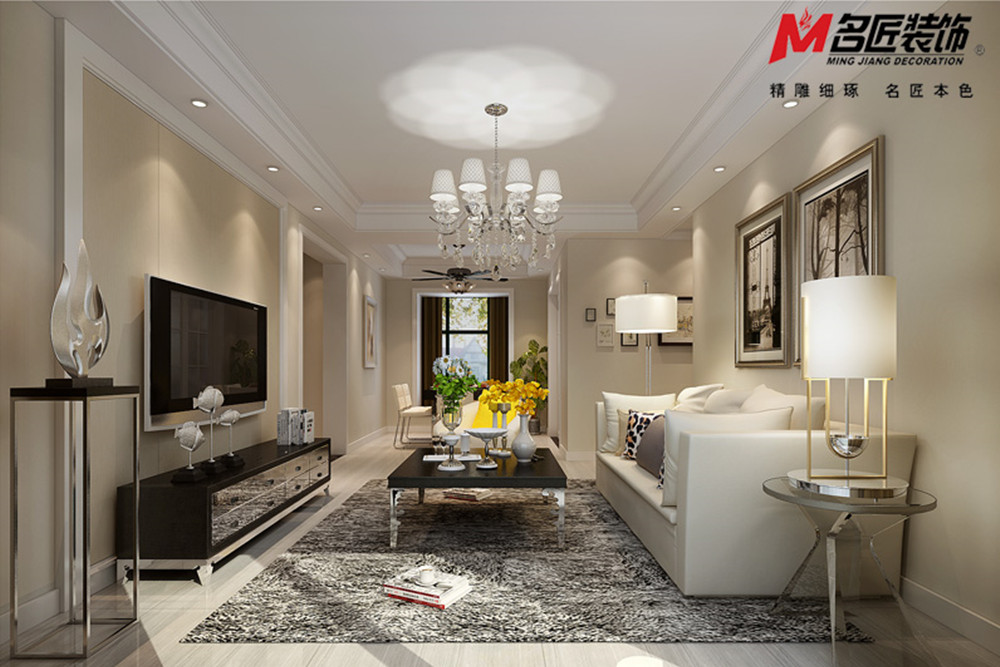 合肥市萬(wàn)科未來(lái)之光現(xiàn)代簡(jiǎn)約風(fēng)格三居室裝修案例