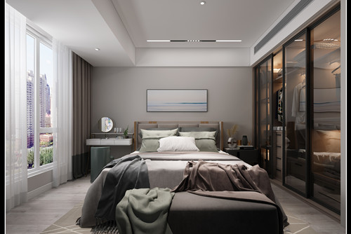 玉林市彰泰城現(xiàn)代簡(jiǎn)約風(fēng)格三居室裝修案例