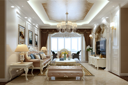 德陽(yáng)101-200平米歐式風(fēng)格乾坤天悅室內(nèi)設(shè)計(jì)效果圖