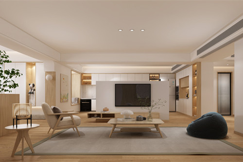 潮州市百合園現(xiàn)代簡約風(fēng)格三居室裝修案例