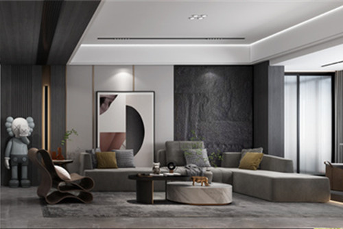 潮州市安盛花苑現(xiàn)代簡約風格三居室裝修案例