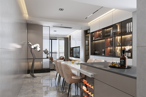 湛江市碧桂園城邦花園現(xiàn)代簡約風(fēng)格平層裝修案例