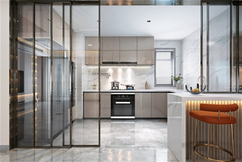 湛江201-300平米輕奢風格綠地海玥公館家裝設(shè)計案例