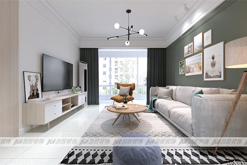 恩施土家族苗族自治州101-200平米北歐風(fēng)格家裝設(shè)計(jì)案例