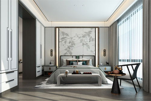 ?？?01-300平米新中式風(fēng)格長(zhǎng)怡花園裝修設(shè)計(jì)效果圖