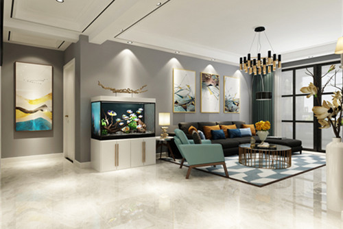 泰州市春江花城現(xiàn)代簡約風(fēng)格三居室裝修案例