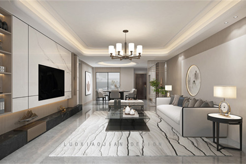 樂山101-200平米輕奢風(fēng)格裝修設(shè)計(jì)效果圖