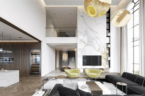 汕尾301平米以上輕奢風格銀湖灣家裝設(shè)計案例