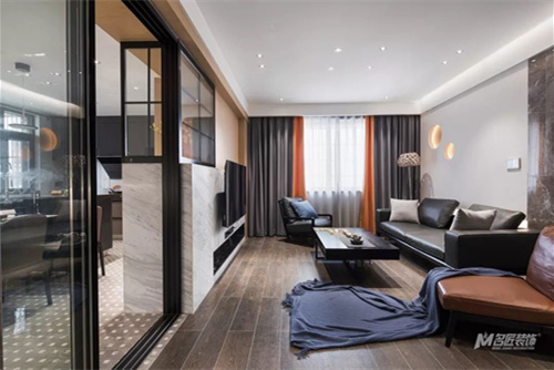 常州市雅居樂星河灣現(xiàn)代簡約風(fēng)格三居室裝修案例