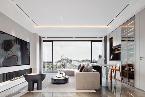 云浮市安福樓現(xiàn)代風(fēng)格別墅裝修案例