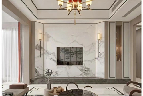 揭陽(yáng)市碧水云天新中式風(fēng)格平層裝修案例