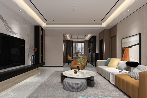 江門市鶴山十里方圓現(xiàn)代風(fēng)格三居室裝修案例