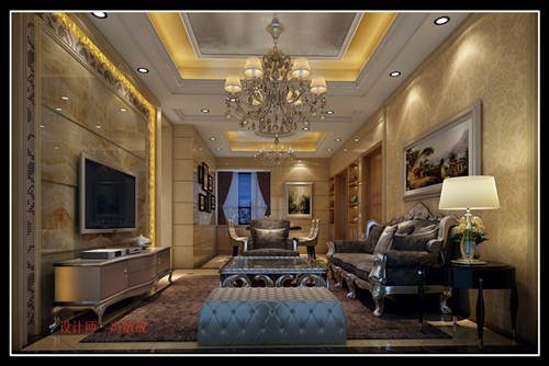 茂名市百富廣場新中式風格別墅裝修案例