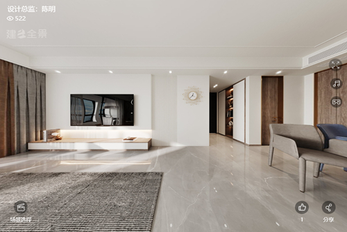 衢州市通和名都現(xiàn)代簡約風(fēng)格三居室裝修案例