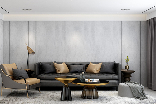 中山市華泰路輕奢風格平層裝修案例