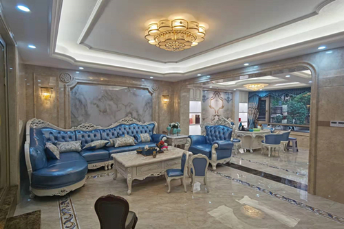 河源市匯景外灘8號歐式風(fēng)格別墅裝修案例
