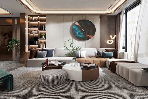 河源市龍光城現(xiàn)代簡約風(fēng)格四居室裝修案例