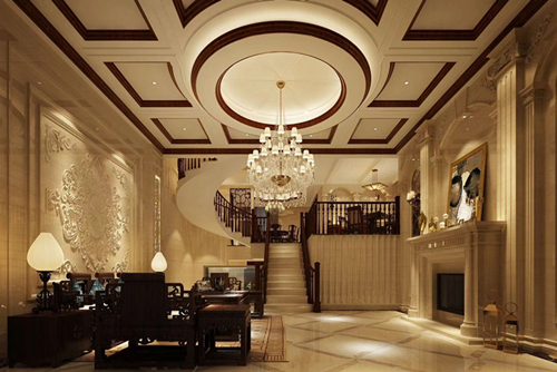 清遠(yuǎn)市云山詩意新中式風(fēng)格別墅裝修案例