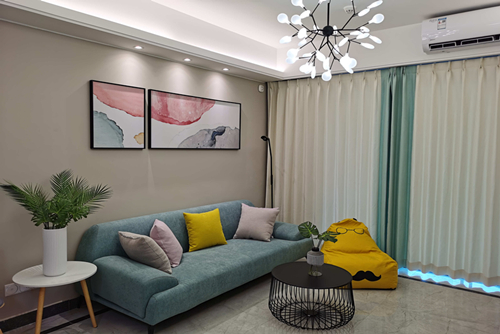 ?？谑幸▓@現(xiàn)代簡約風格三居室裝修案例