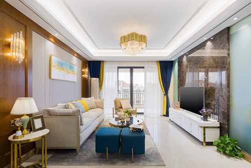 海口市昌茂翰林西苑現(xiàn)代簡(jiǎn)約風(fēng)格三居室裝修案例