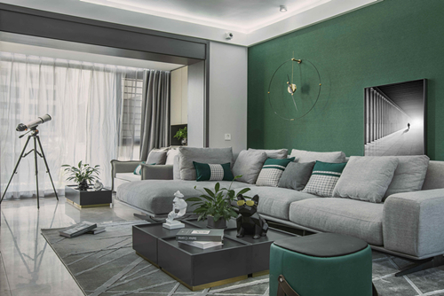 ?？谑袨I江花園現(xiàn)代簡約風(fēng)格三居室裝修案例