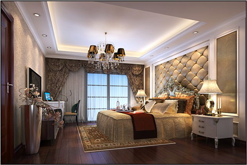 ?？谑谐尚披愒窔W式風(fēng)格三居室裝修案例