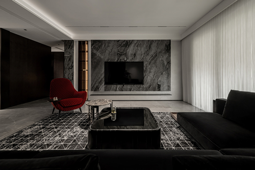 中山市錦盛恒富得現(xiàn)代風(fēng)格三居室裝修案例