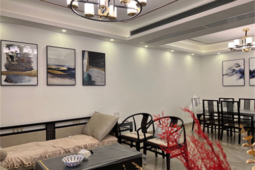 中山市盈彩美地現(xiàn)代簡約風(fēng)格三居室裝修案例